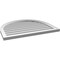 Ekena Millwork Round Top Surface Mount PVC Gable Vent w/ 2"W x 1-1/2"P Brickmould Frame, 32"W x 26"H GVPRT32X2602SN - alternate 4